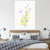 Toile Fleurs et brosses (Insitu(Chambre))