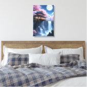 Toile Fleurs et eaux lune (Insitu(Chambre))
