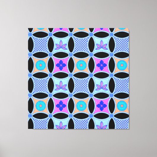 Toile Fleurs et Motifs (Recto)