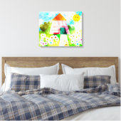 Toile Fleurs et soleil (Insitu(Chambre))