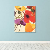 Toile Fleurs et tiges de printemps (Insitu (Plancher de Bois))