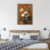 Toile Fleurs florales de vie morte en Vase, baroque Vint (Insitu(Chambre))