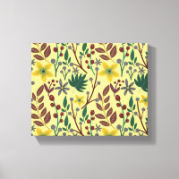 Fleurs florales sans coutures motifs, feuilles, br