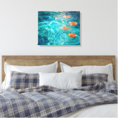 Toile Fleurs flottant sur l'eau (Insitu(Chambre))