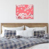 Toile Fleurs flottantes de fleurs de cerisiers (Insitu(Chambre))