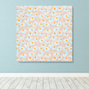 Toile Fleurs Heureuses