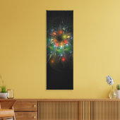Toile Fleurs imaginaires fractales douces et tendres (Insitu(Salon))