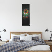 Toile Fleurs imaginaires fractales douces et tendres (Insitu(Chambre))