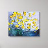 Toile Fleurs jaunes (Recto)