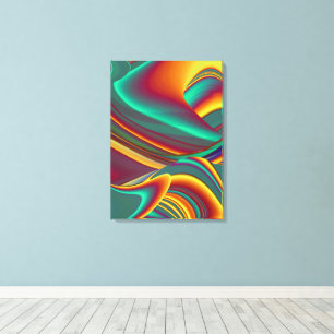 Toile Fleurs Magiques de Printemps Eté Automne