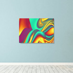 Toile Fleurs Magiques de Printemps Eté Automne