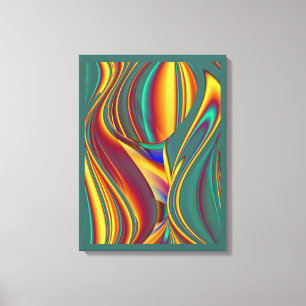 Toile Fleurs Magiques de Printemps Eté Automne