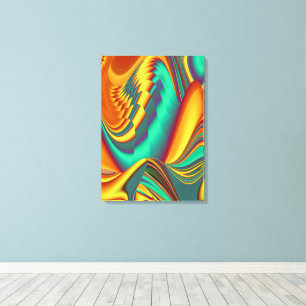 Toile Fleurs Magiques de Printemps Eté Automne