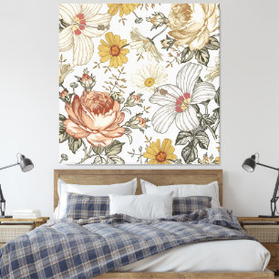 Toile Fleurs magnifiques