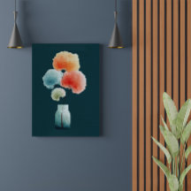 Fleurs Modernes | Hortensias Aquarelle (11" x 14")