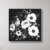 Toile Fleurs monochromes  (Recto)