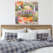 Toile Fleurs Multiples Abstraites 3 (Insitu(Chambre))