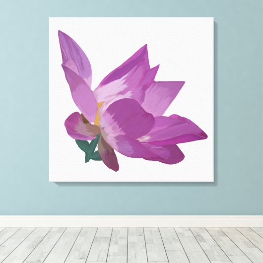 Toile Fleurs peintes (Insitu (Plancher de Bois))