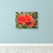 TOILE FLEURS POPPY (Insitu (Plancher de Bois))