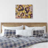 TOILE FLEURS PURPLES (Insitu(Chambre))