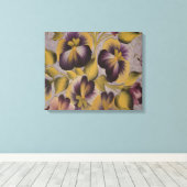TOILE FLEURS PURPLES (Insitu (Plancher de Bois))