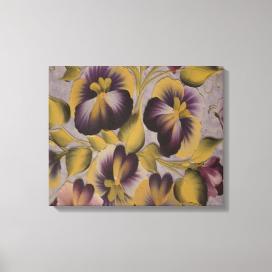 TOILE FLEURS PURPLES (Recto)