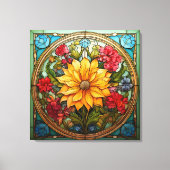 Toile Fleurs Radieuses (Recto)