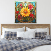 Toile Fleurs Radieuses (Insitu(Chambre))