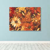 Toile Fleurs romantiques de automne (Insitu (Plancher de Bois))