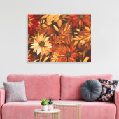Toile Fleurs romantiques de automne (Insitu(Salon))