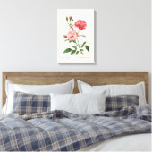 Toile Fleurs Rosa vintages (Insitu(Chambre))