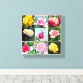 Toile Fleurs roses (Insitu (Plancher de Bois))