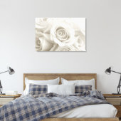 Toile Fleurs | Roses blanches (Insitu(Chambre))
