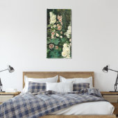 Toile Fleurs Roses Hollyhock (par Marià Fortuny) (Insitu(Chambre))