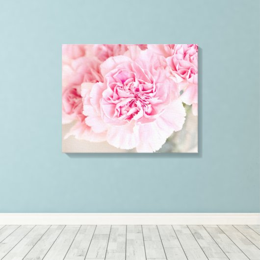 Toile Fleurs roses roses (Insitu (Plancher de Bois))