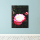 Toile Fleurs roses, Roses blanches rouges roses (Insitu (Plancher de Bois))
