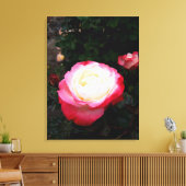 Toile Fleurs roses, Roses blanches rouges roses (Insitu(Salon))