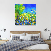 Toile fleurs sauvages (Insitu(Chambre))