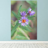 Toile Fleurs sauvages en violet (Insitu (Plancher de Bois))