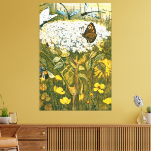 Toile Fleurs sauvages néerlandais Art Nouveau Meadow, Pa