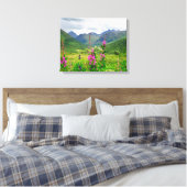 Toile Fleurs sauvages Vallée d'Alaska (Insitu(Chambre))