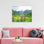 Toile Fleurs sauvages Vallée d'Alaska (Insitu(Salon))