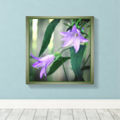 Toile Fleurs sauvages violets délicats (Insitu (Plancher de Bois))