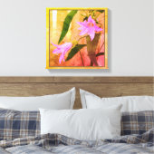 Toile Fleurs sauvages violets délicats et désespérés (Insitu(Chambre))