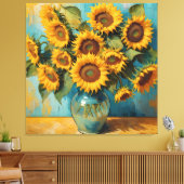 Toile Fleurs solaires d'été (Insitu(Salon))