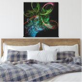 Toile Fleurs spatiales Abstraites (Insitu(Chambre))