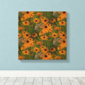 Toile Fleurs Susan à l'oeil noir Multipliées (Insitu (Plancher de Bois))