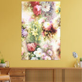 Toile Fleurs vintages (Insitu(Salon))