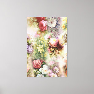 Toile Fleurs vintages