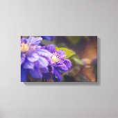 Toile Fleurs violettes (Recto)